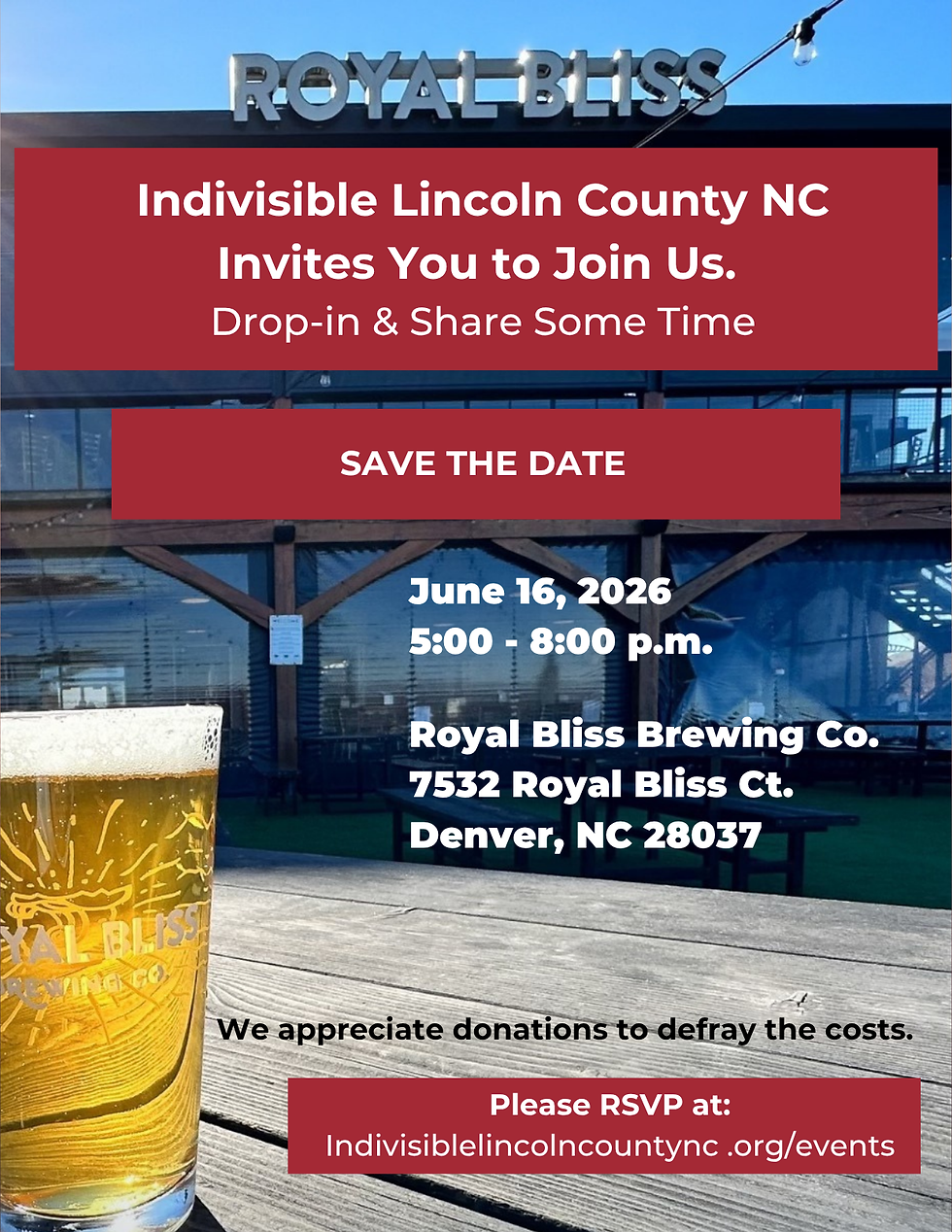 Indivisible LCNC Social at Royal Bliss