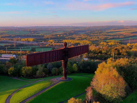 Angel of the North – Dawn Over Gateshead