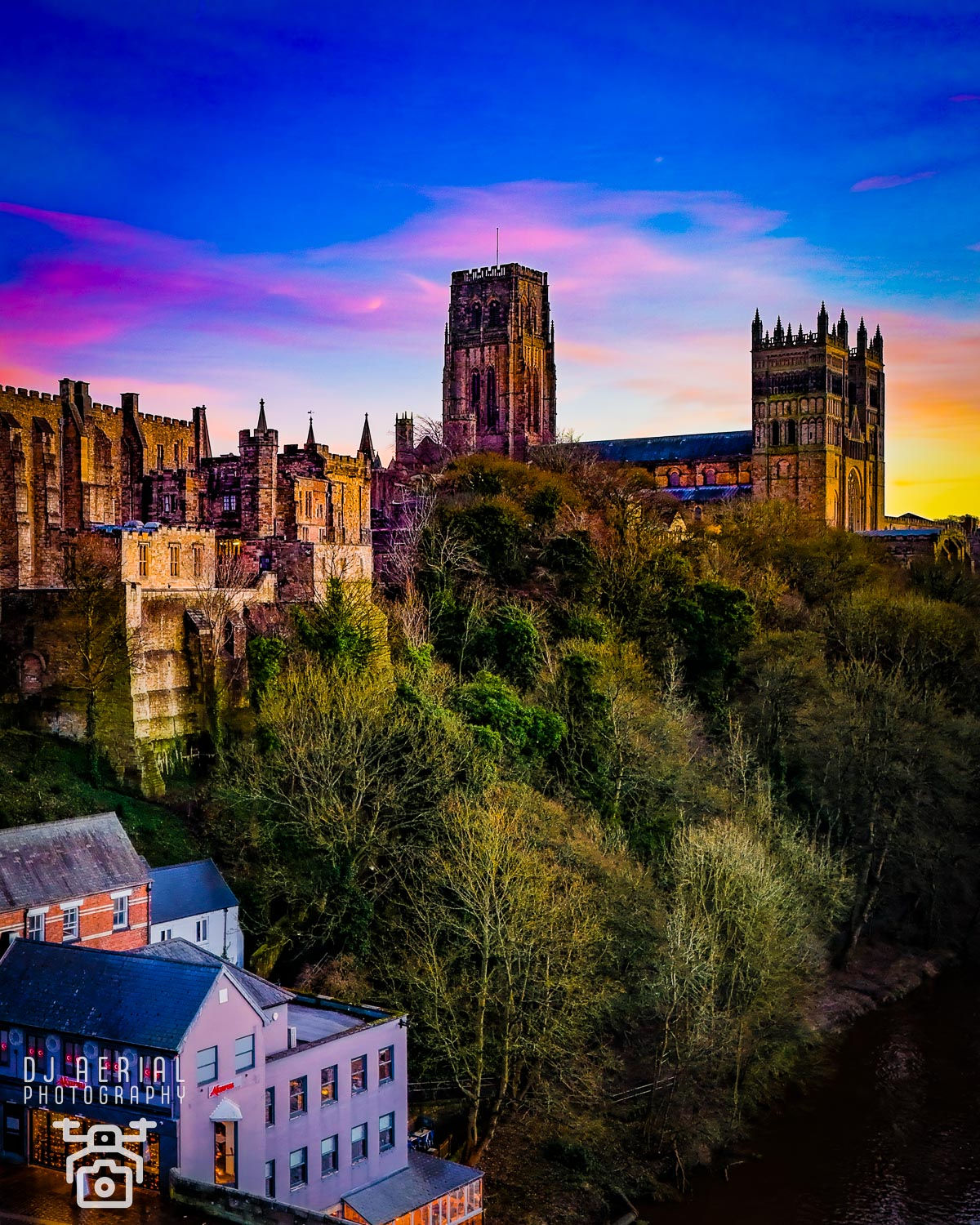 Durham Sunset from Framwellgate - Print Ready Download