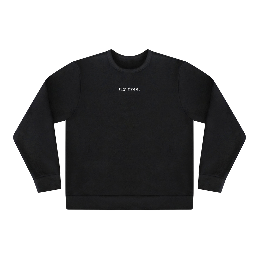 fly free. crewneck
