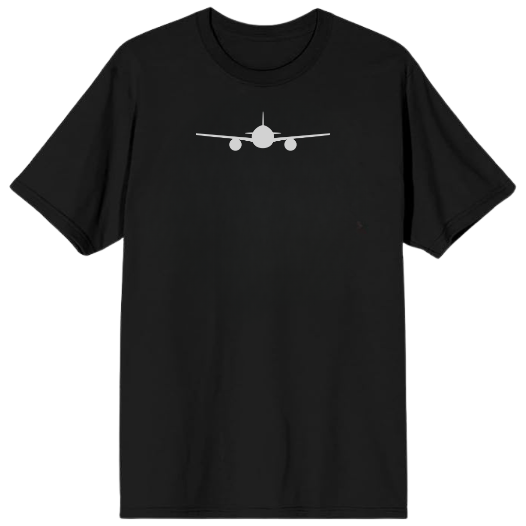 CLASSIC PLANE TEE laid out, featuring a clean, minimalist design perfect for everyday adventures.