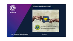 Een terugblik op maart servicemaand