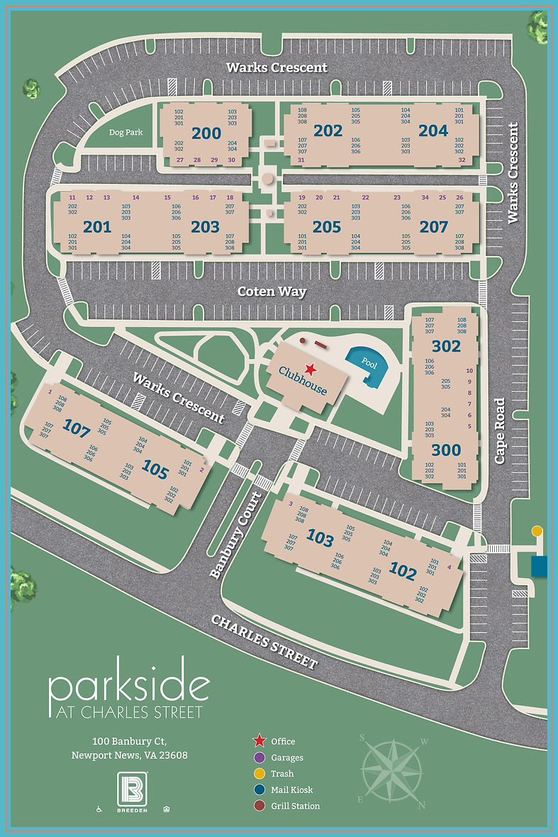 Parkside Charles Street site plan