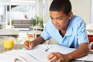 teen or adult working on executive functioning skills in therapy