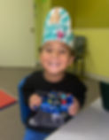 Child receiving school-based speech therapy in Raleigh, NC