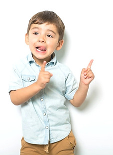 Child working on clear speech during speech therapy for children in St. Petersburg, FL