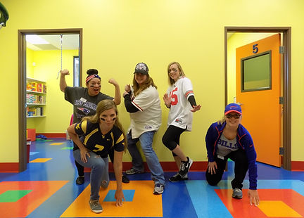 Physical Therapy team at My Left Foot Children's Therapy