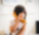 Little girl in speech therapy