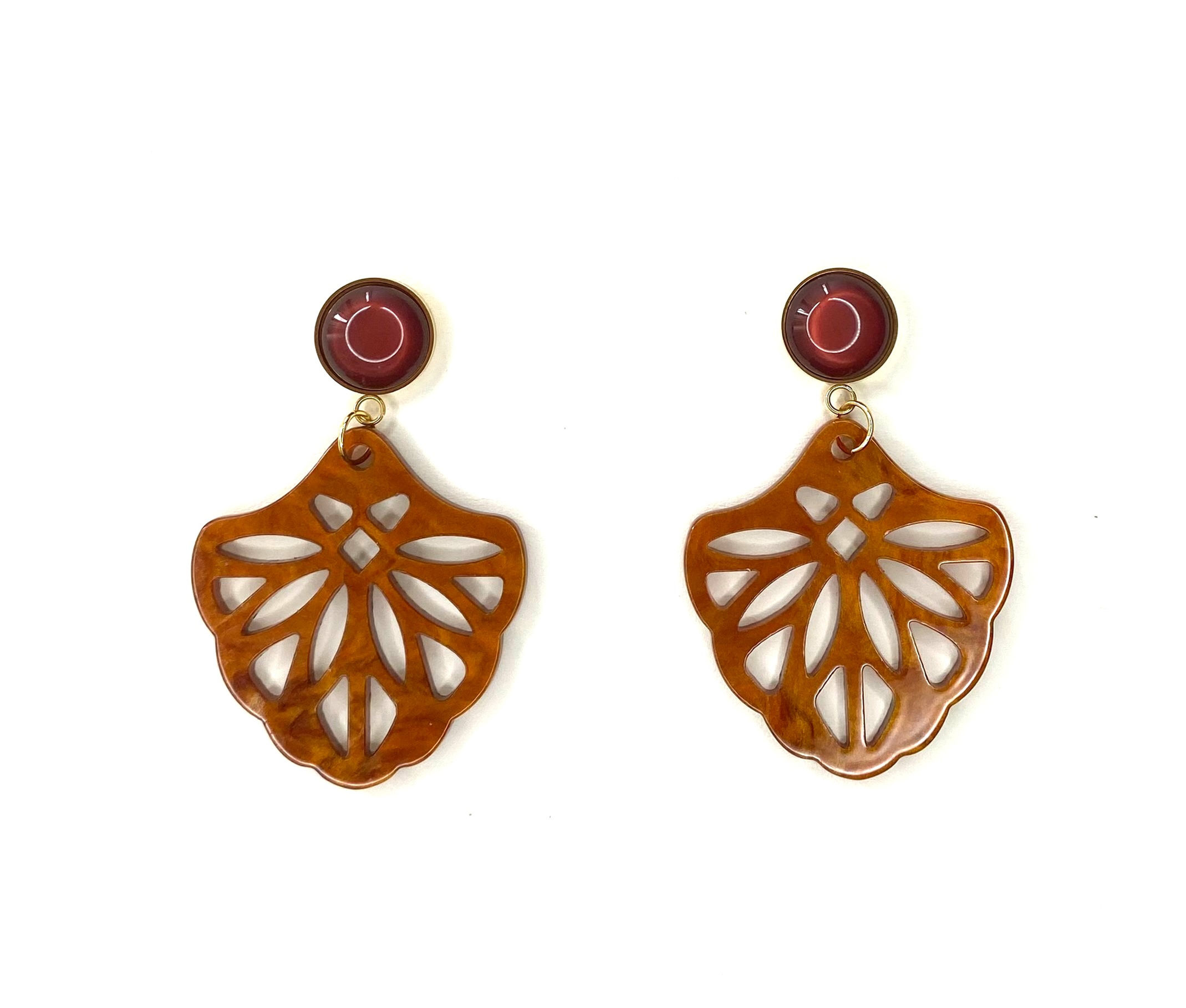 Tilda Caramel Burgundy