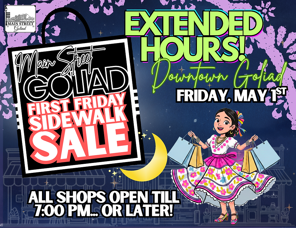 Viva La Shop! First Friday Sidewalk Sale May 1st