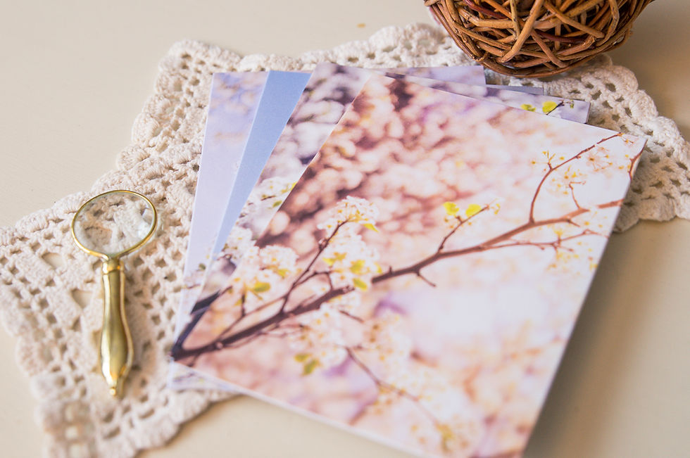 Flowering Branches Greeting Cards