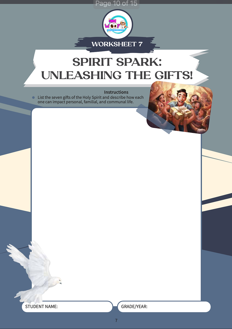 Thumbnail: Spiritus Series Worksheet