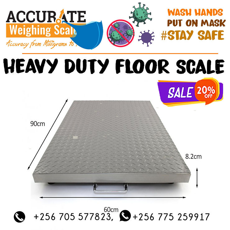 +256 705577823 Licensed digital heavy-duty floor platform weighing scale for trade Kampala