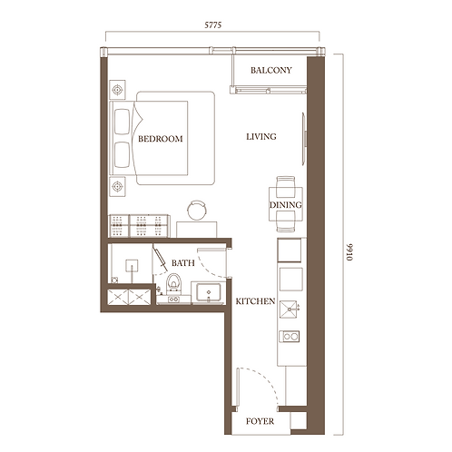 PSQ TYPE A - 504SQFT