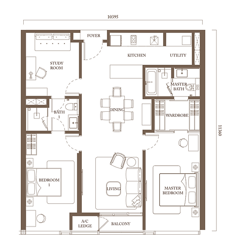PSQ TYPE C4 - 1272SQFT