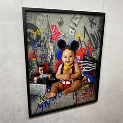 BABY - QUADRO 3D 80X100CM