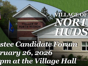 2026 Village Trustee Candidate Forum