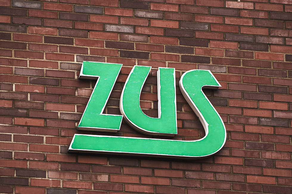 напис "zus"