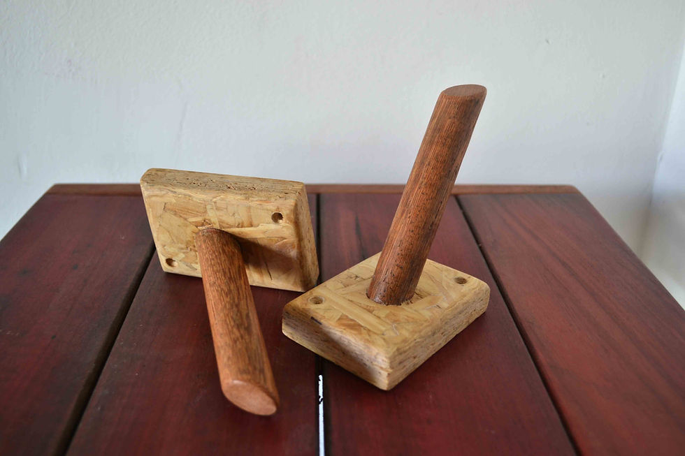 Miniatura: Base de parede p/ didgeridoo
