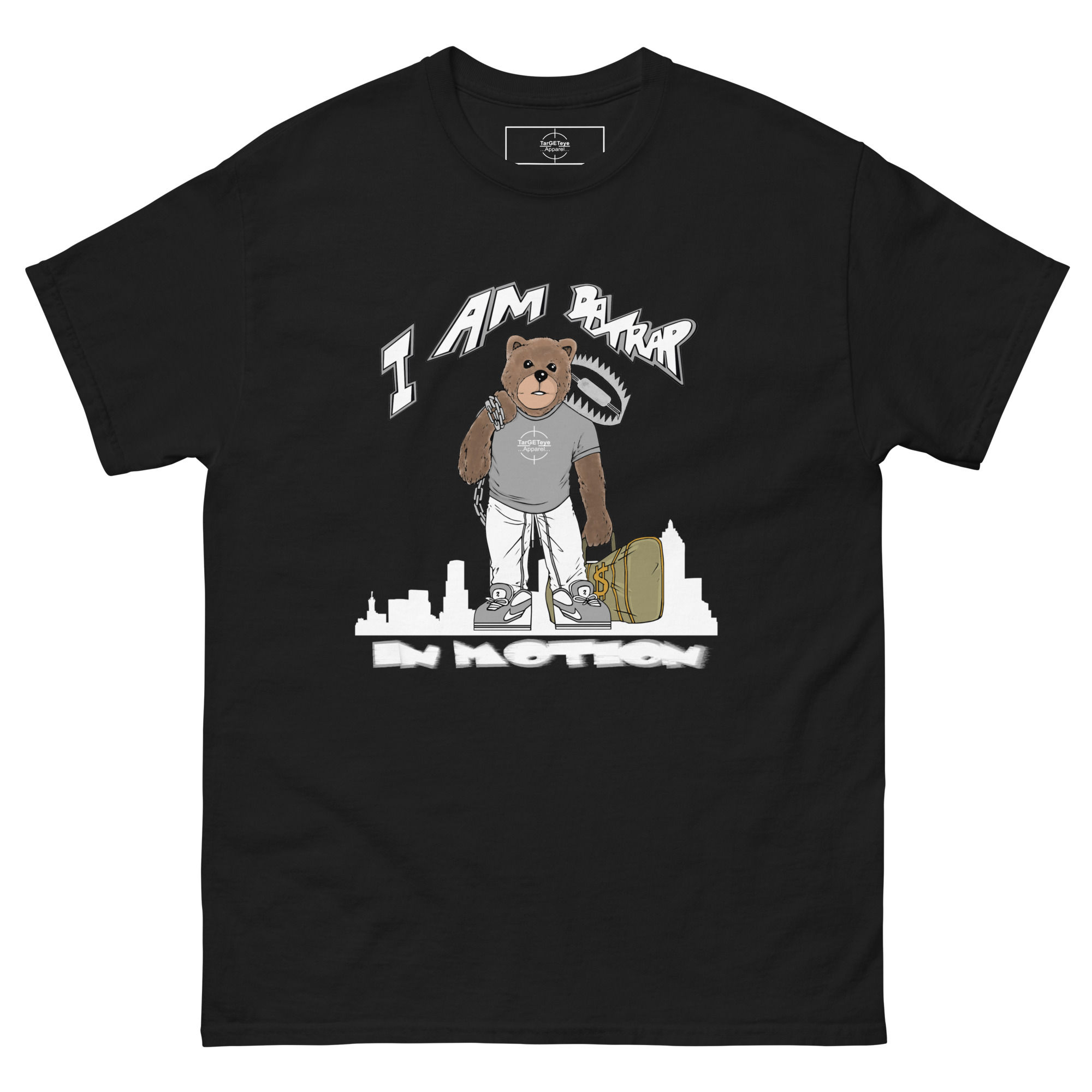 Trap in Motion Grey Bk/G T-Shirt