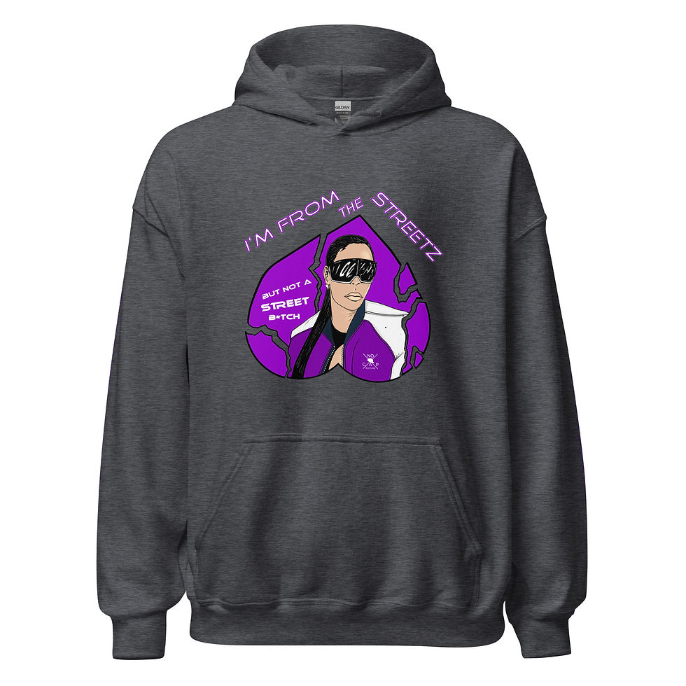 Thumbnail: From The Streetz Women's Purple Hoodie