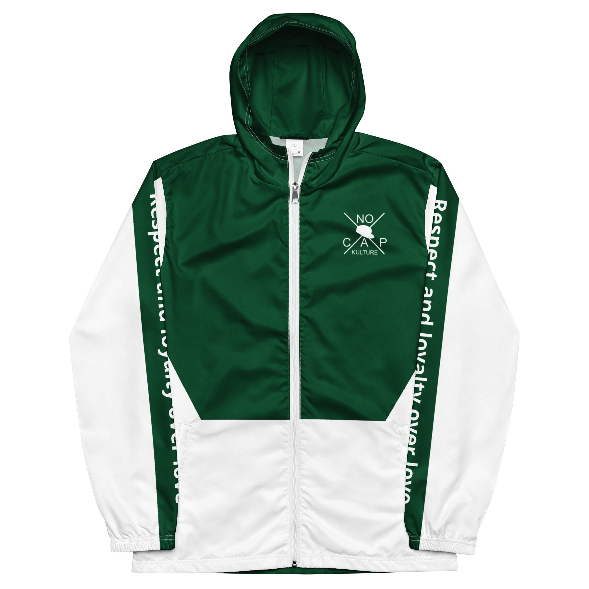 No Cap Kulture Rich Green Windbreaker