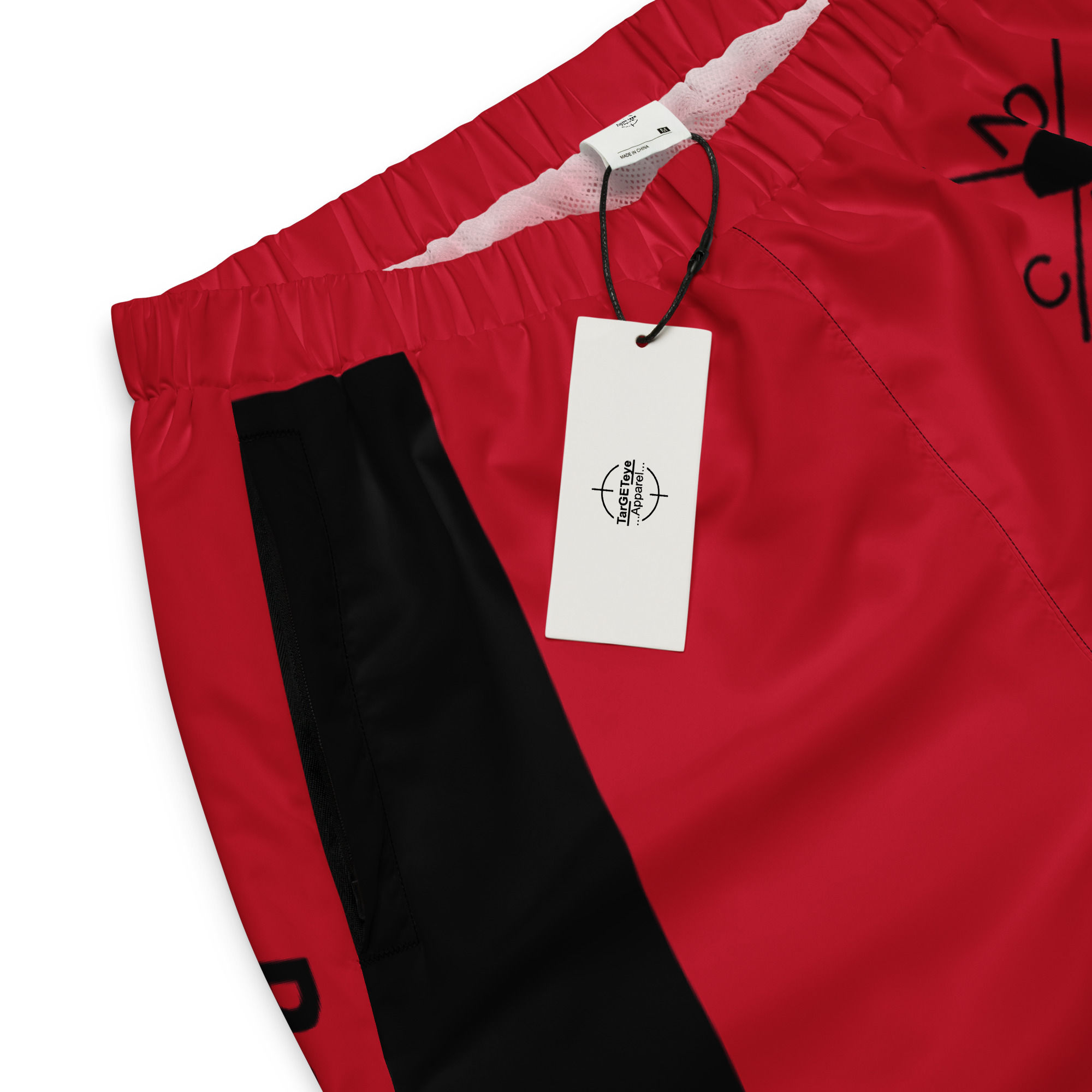 No Cap Kulture Red Track Pants