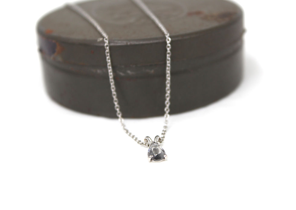 Thumbnail: Gray Diamond Necklace
