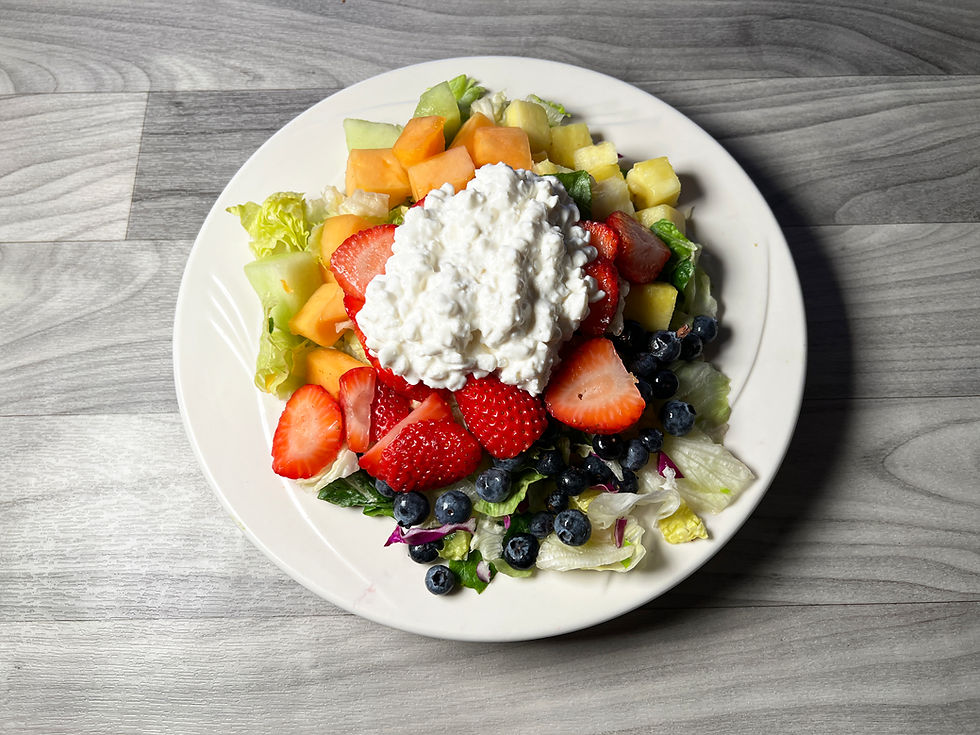 Arranged Food and Objects