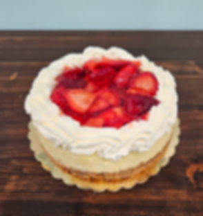 Strawberry Cheesecake with Fresh Strawberries