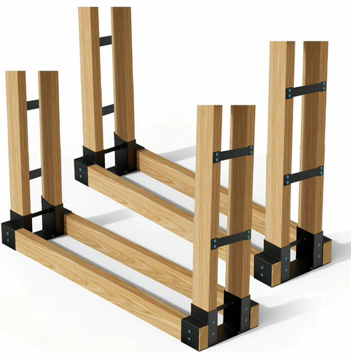BLUE RIDGE TIMBERS- Firewood Rack Kit (DIY) | BLUE RIDGE TIMBERS