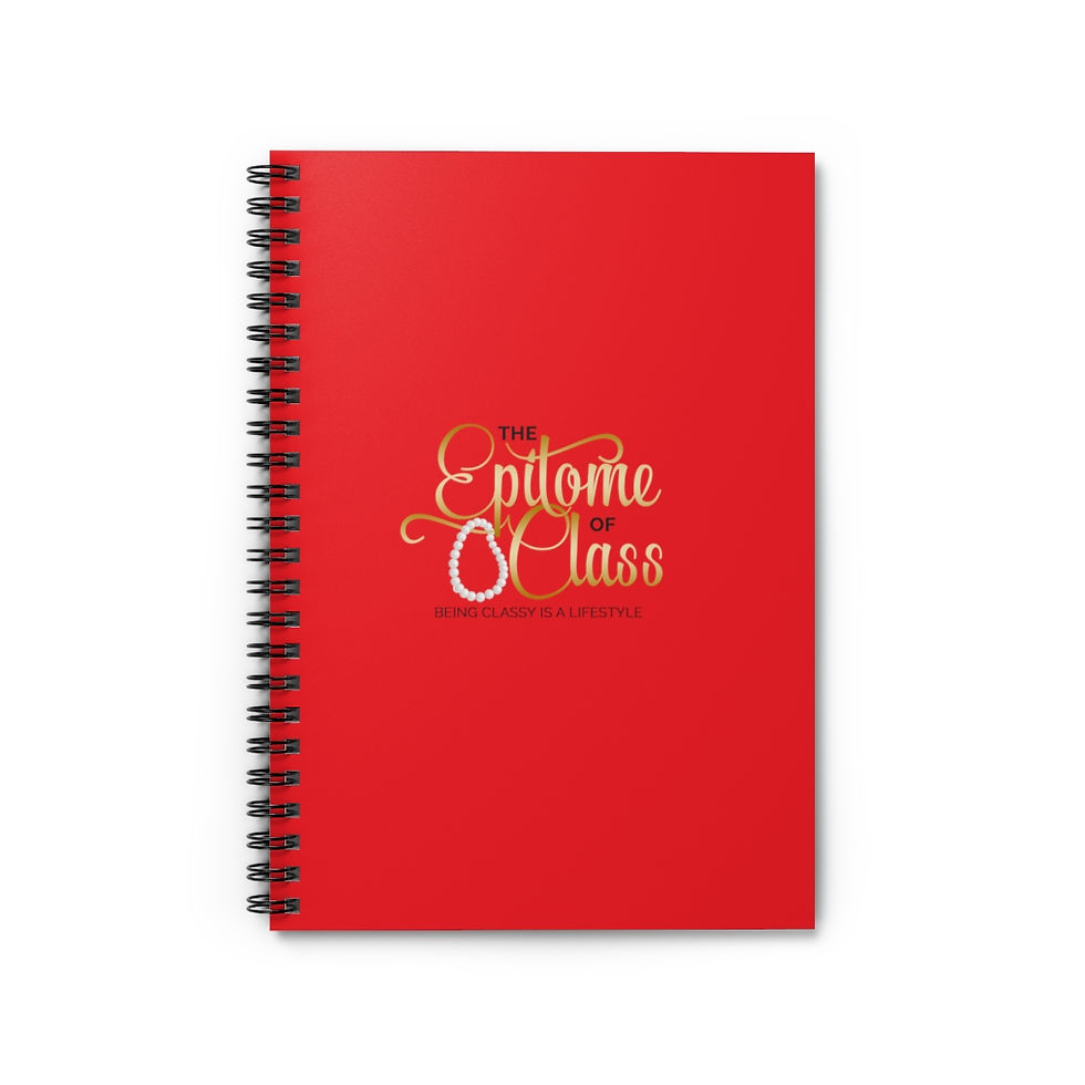 Thumbnail: Logo (Red) Spiral Notebook - Ruled Line