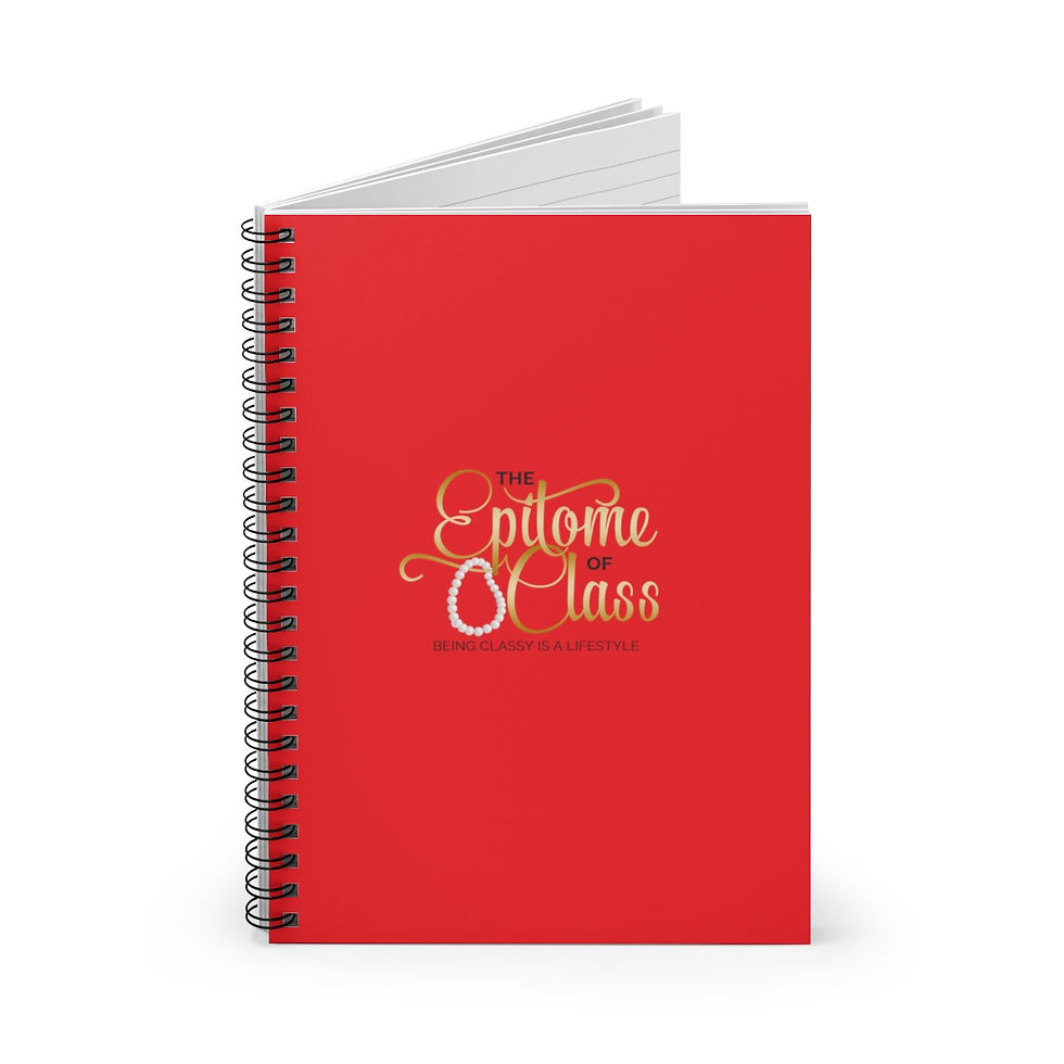 Thumbnail: Logo (Red) Spiral Notebook - Ruled Line