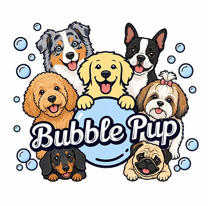 Dog grooming logo