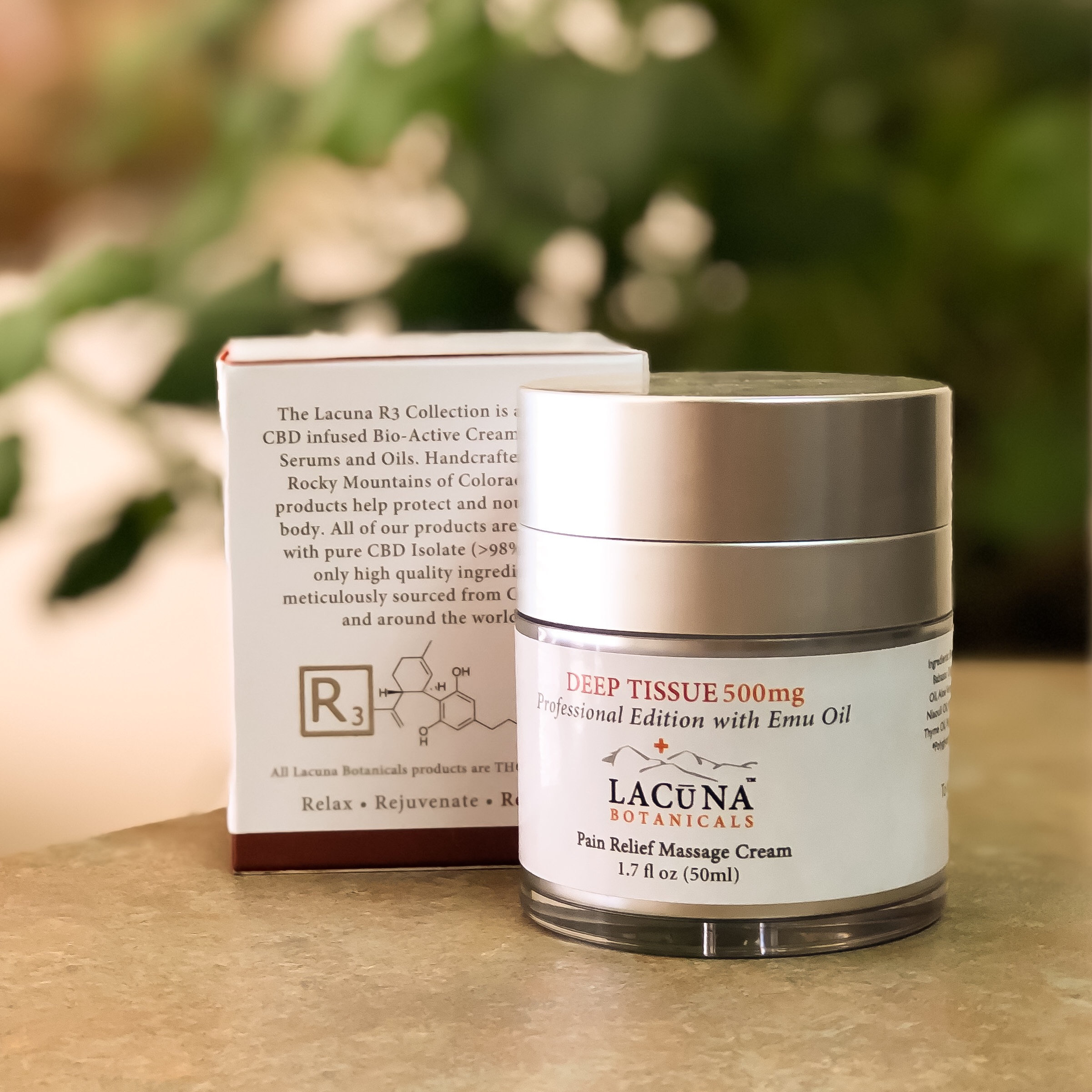 500mg Deep Tissue Massage Cream | Home