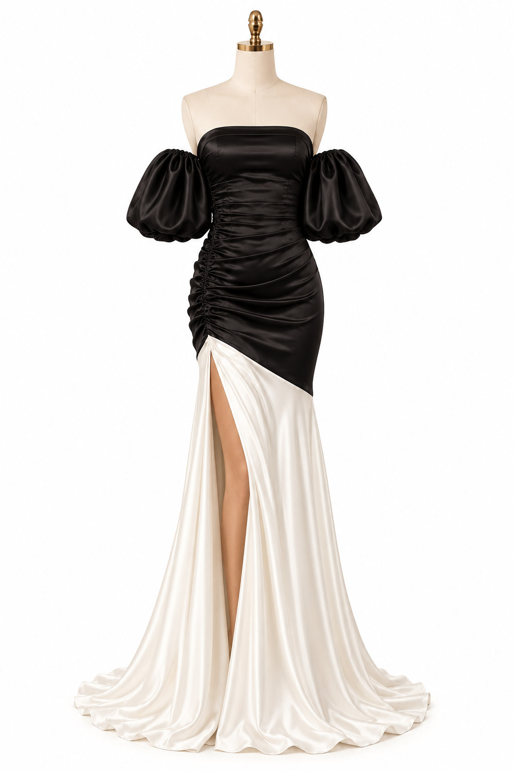 SATINE GOWN