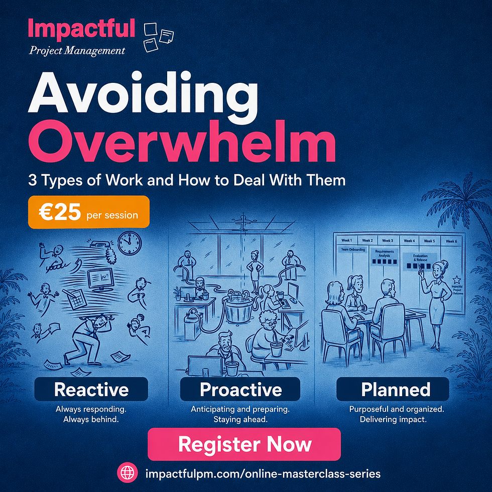 Online Masterclass: Avoiding Overwhelm