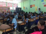 Teaching Children About Jesus in a School in San Vito, Costa Rica