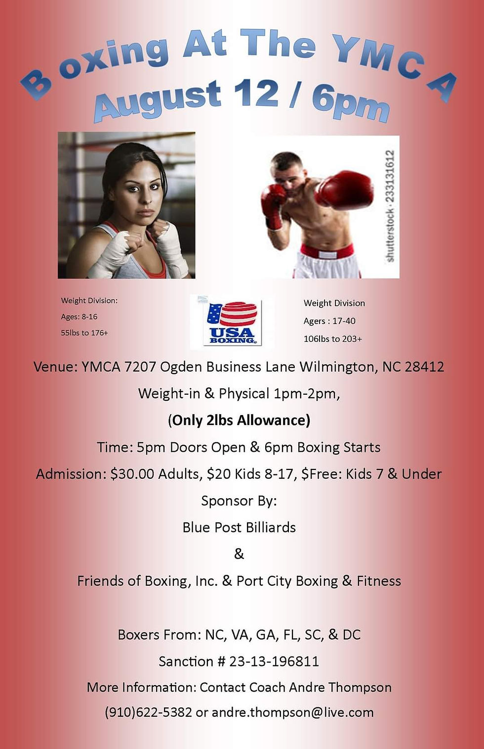 NC USA Boxing Event - 196811