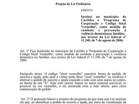 Programa de Cooperação e Código Sinal Vermelho