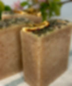 Bars of Rosehip Orange and Patchouli Handmade Soap