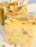 100g bars of Lemonizer handmade soap with herbs and essential oils