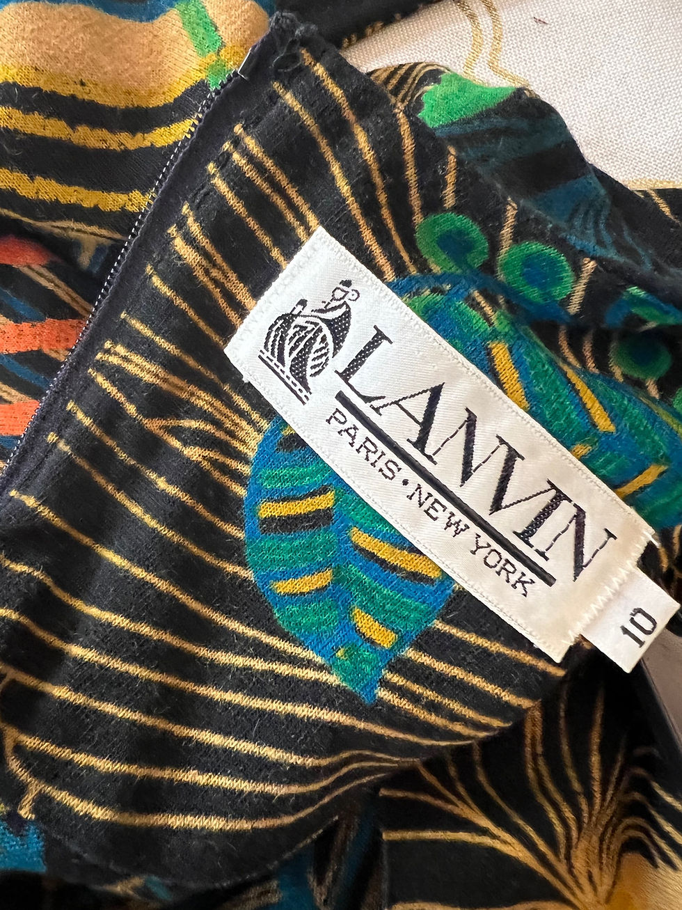 Thumbnail: Vintage Lanvin dress