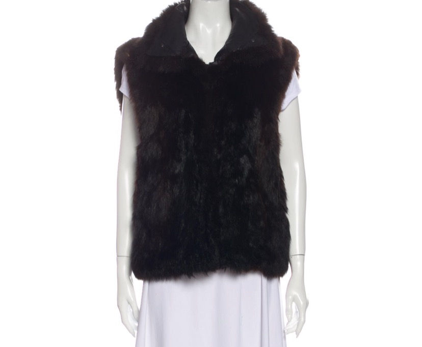 Thumbnail: Vintage Andrew Marc Fur Vest