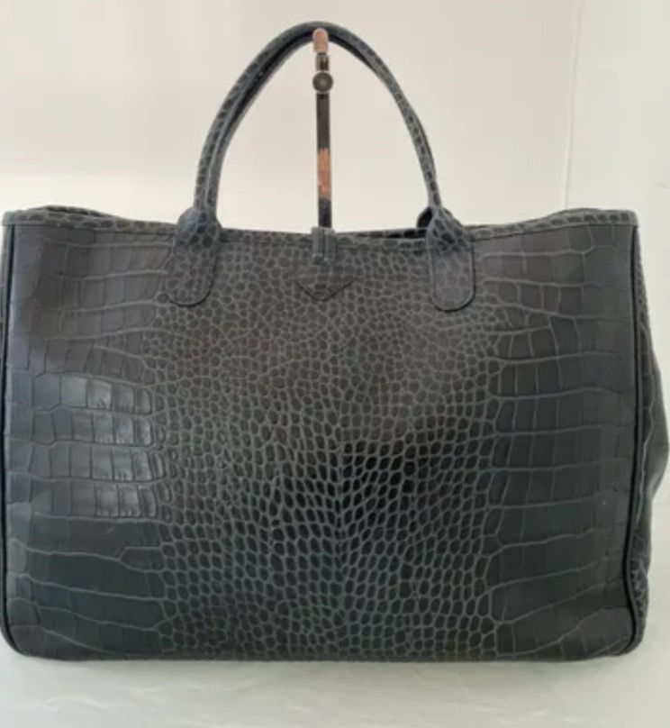 Thumbnail: Longchamp Roseau leather handbag