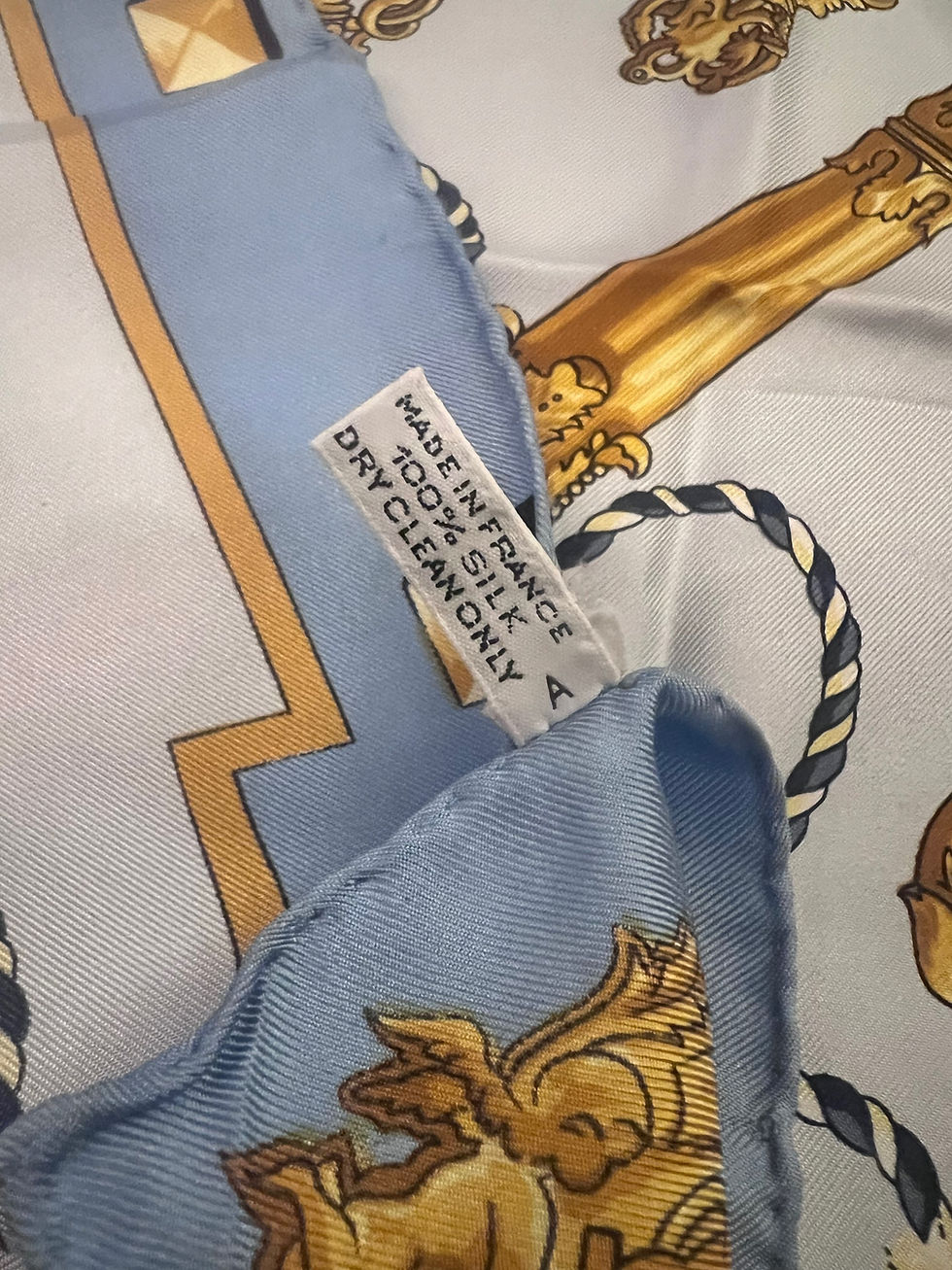 Thumbnail: Vintage Hermes Silk Scarf Les Clefs