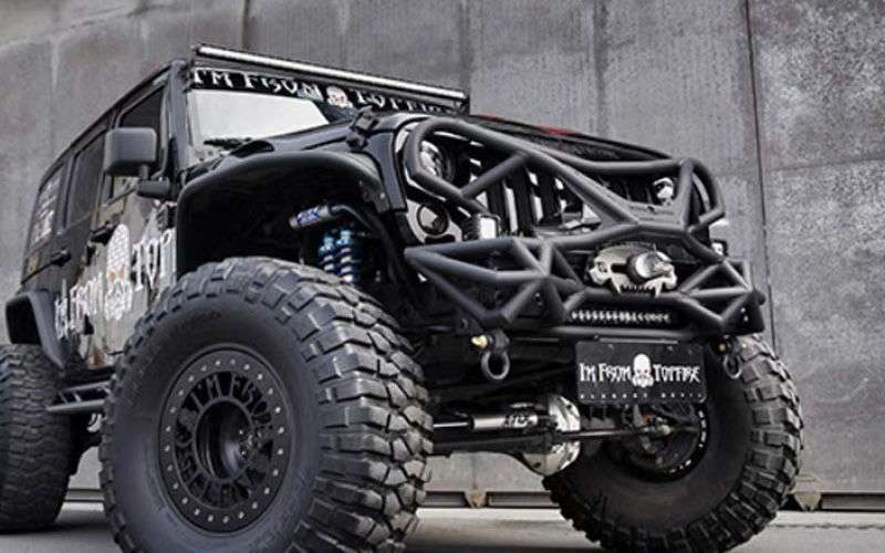 Thumbnail: Jeep Wrangler(JL) China TopFire Front Bumper Mark-3