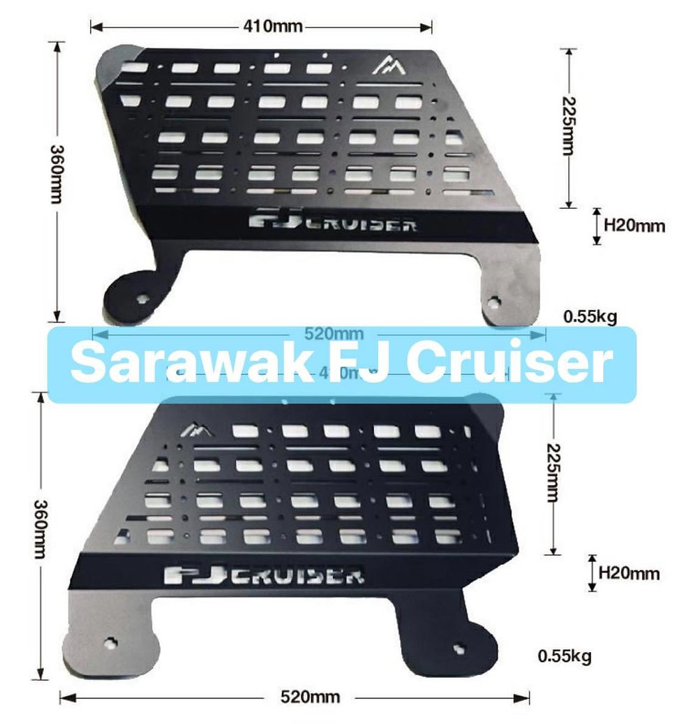 Thumbnail: Toyota FJ Cruiser 07-22 Rear Side Interior Luggage Holder