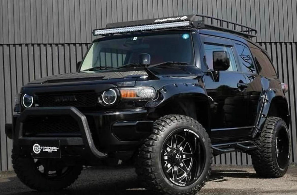 Thumbnail: Toyota FJ Cruiser 07-21 Matt Black Coating Grill Guard