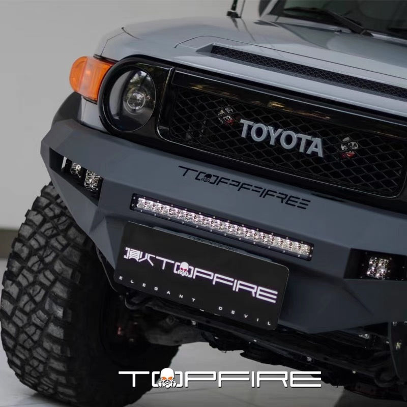 Thumbnail: Toyota FJ Cruiser 07-22 China TopFire Marauder ll Aluminum Front Bumper